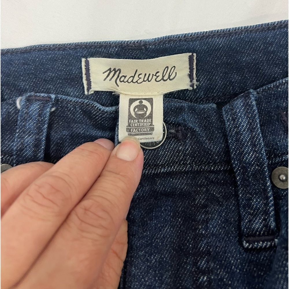 Madewell 10” high rise skinny jeans Bensley wash size 26 - Picture 10 of 10